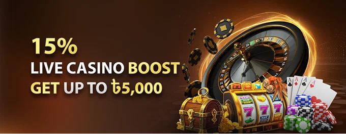 15% Live Casino Boost